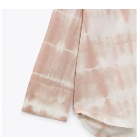 Zara Light Pink Button-Up Shirt - Picture 7 of 7